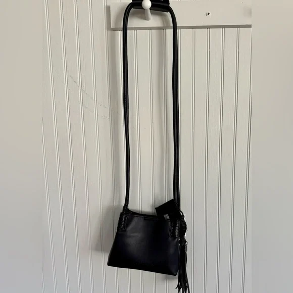 House of Harlow 1960 Black Leather Crossbody Bag - Picture 5 of 6